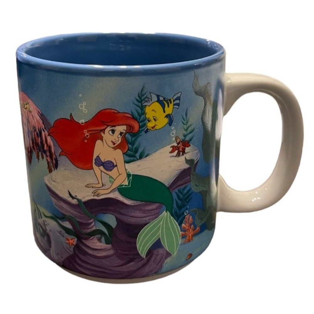 VTG Disney’s Little Mermaid coffee tea mug   NEVER DRANK FROM